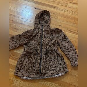 Jcrew womens rain jacket with option to cinch waist